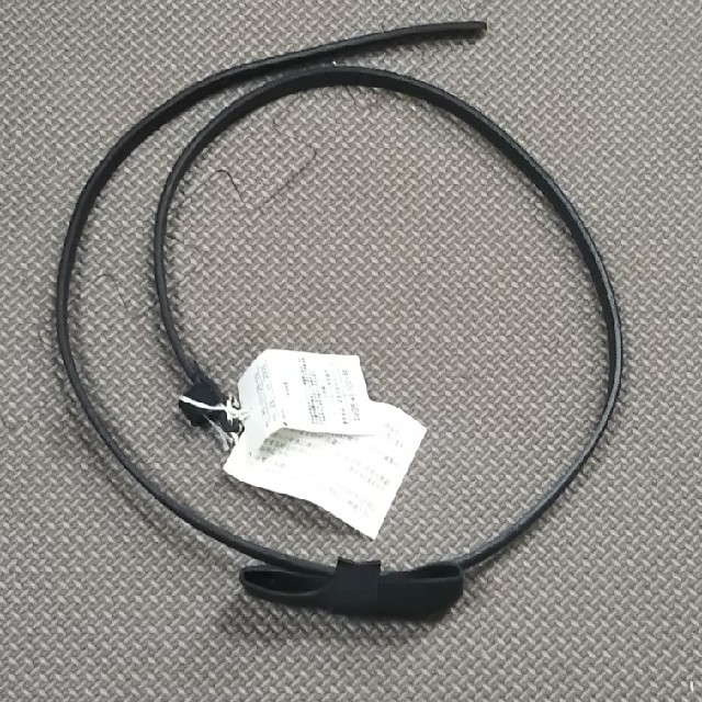 HANAE MORI(ハナエモリ)の新品未使用 HANAE MORI 黒ベルト 定価6500円 レディースのファッション小物(ベルト)の商品写真