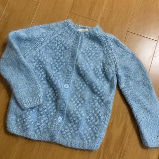 ロキエ(Lochie)のvintage 手編みニット カーディガン(カーディガン)