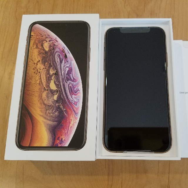 【未使用】iPhone XS 64GB ゴールド SIMフリー 利用制限○