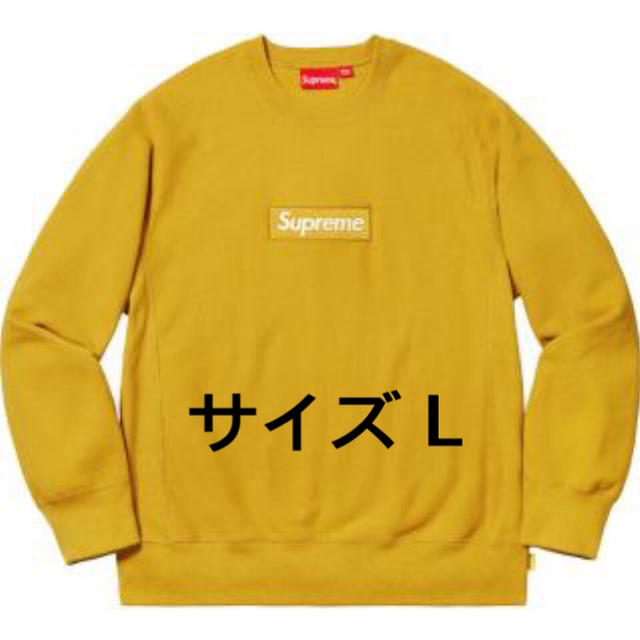 Supreme - (最終値下げ)Supreme box logo crewneck L