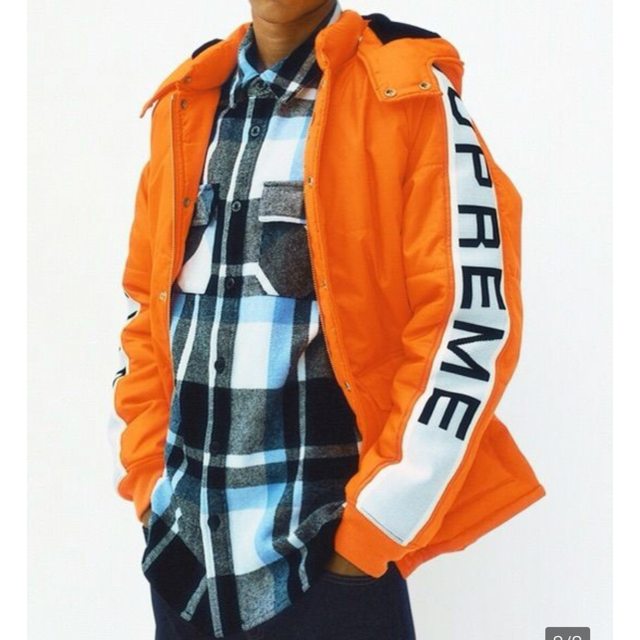 Supreme Sleeve Logo Sideline Parka M Supreme Sleeve Logo Sideline Parka M