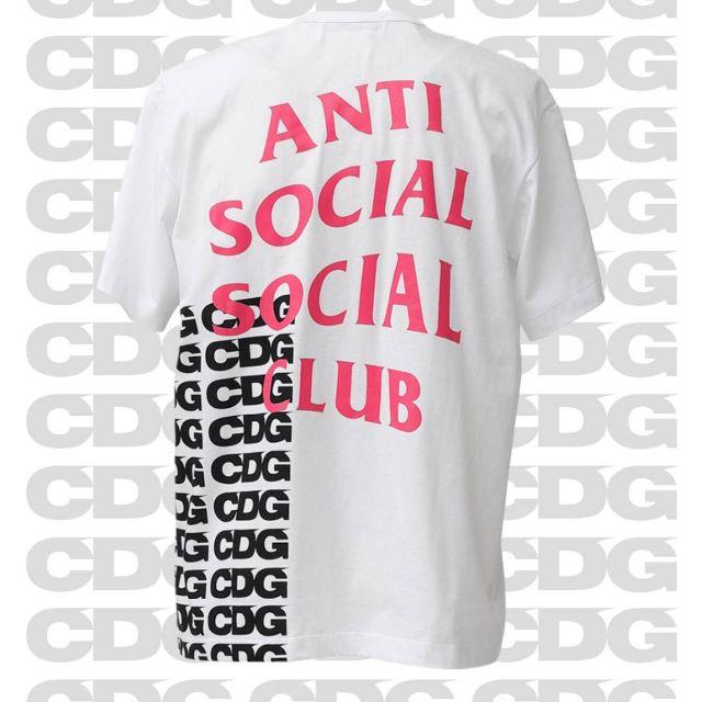 新品】CDG x ANTI SOCIAL SOCIAL CLUB Tee L - Tシャツ/カットソー ...