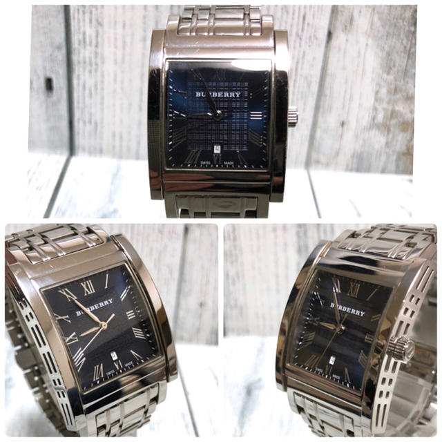 【電池交換済み】BURBERRY バーバリー BU1551 腕時計 シルバー
