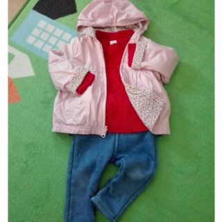 ベビーギャップ(babyGAP)の90サイズ お出かけ春コーデ3点おまとめ♡babyGAP ブランシェス(ニット)