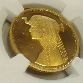 エジプト 1993 クレオパトラ金貨 50ポンド NGC PF 94の通販 by ...