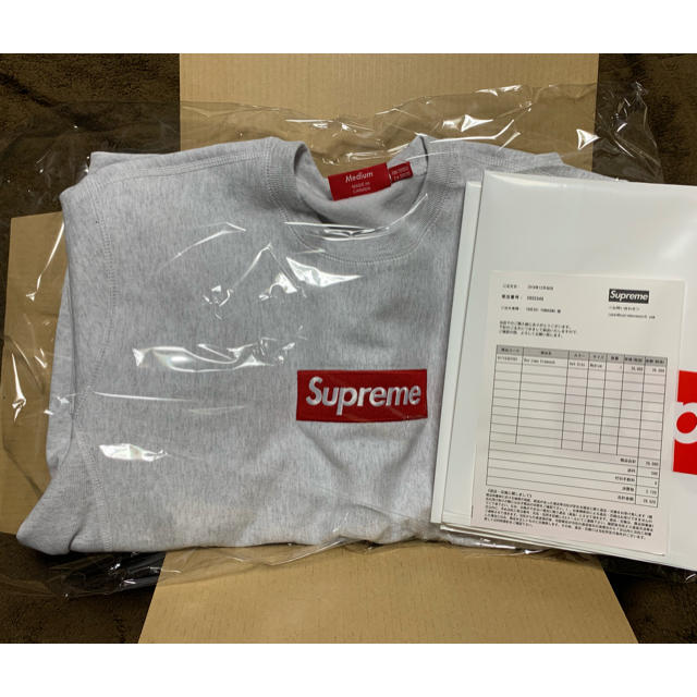 値段交渉可 Supreme 18AW Box Logo Crewneck  M