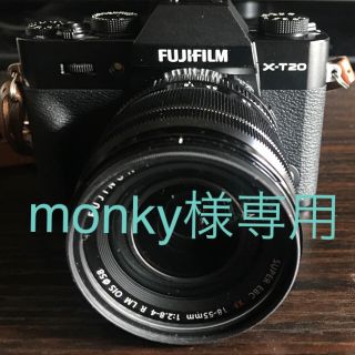 フジフイルム(富士フイルム)の富士フイルムX-T20黒ズームレンズキット(XF18-55mm F2.8-F4)(ミラーレス一眼)