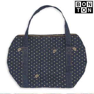 ★完売★新品★ボントン BONTON★星柄デニムボストンバッグ★(ボストンバッグ)