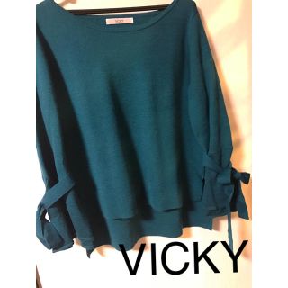 ビッキー(VICKY)のVICKY 袖リボンニット(ニット/セーター)