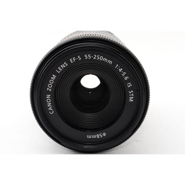 Canon EF-S 55-250mm IS STMの通販 by Camera-RK 's shop｜キヤノンならラクマ - ❤️手振れ補正望遠レンズ❤️キャノン 新品最新品