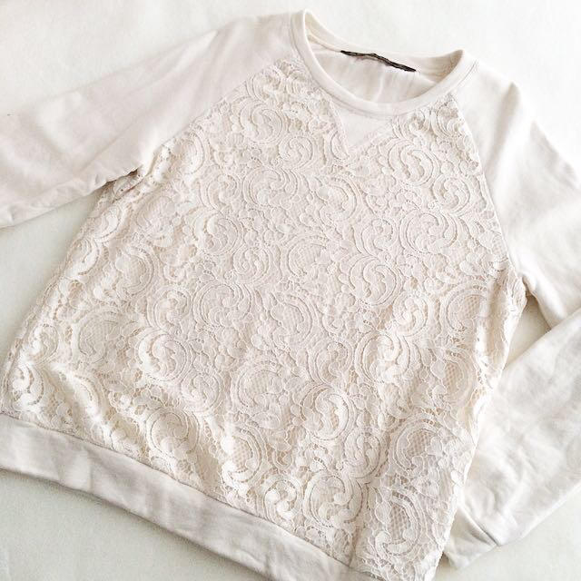 ZARA(ザラ)の今季 完売♡スウェットtops★送料込 レディースのトップス(トレーナー/スウェット)の商品写真