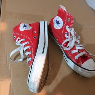 コンバース(CONVERSE)のCONVERSE ハイカットスニーカー レッド(スニーカー)