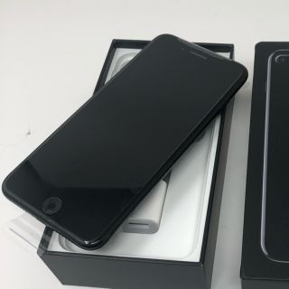 アップル(Apple)の新品交換品 iphone7 plus 128gb ジェットブラック(スマートフォン本体)