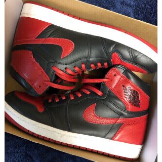 ナイキ(NIKE)のAIR JORDAN 1 RETRO HIGH OG BANNED 2016 (スニーカー)