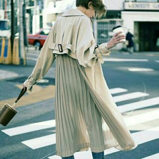 アメリヴィンテージ(Ameri VINTAGE)の新品♡Ameri SEE THROUGH BACK PLEATS TRENCH(トレンチコート)