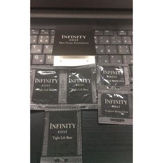 インフィニティ(Infinity)のコ－セ インフィニティ クッションセラムグロウ タイトリフトべ－ス など6点(ファンデーション)