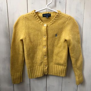 ラルフローレン(Ralph Lauren)のイエローカーディガン100(カーディガン)