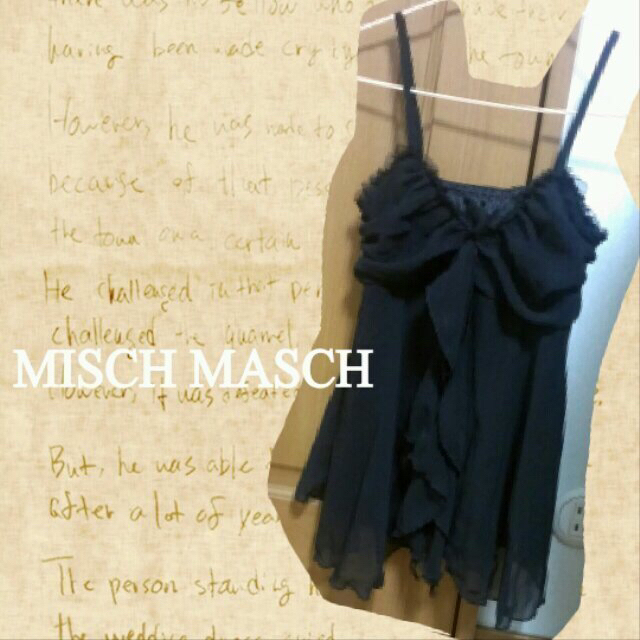 MISCH MASCH(ミッシュマッシュ)のMISCH MASCHシフォンキャミソー レディースのトップス(キャミソール)の商品写真