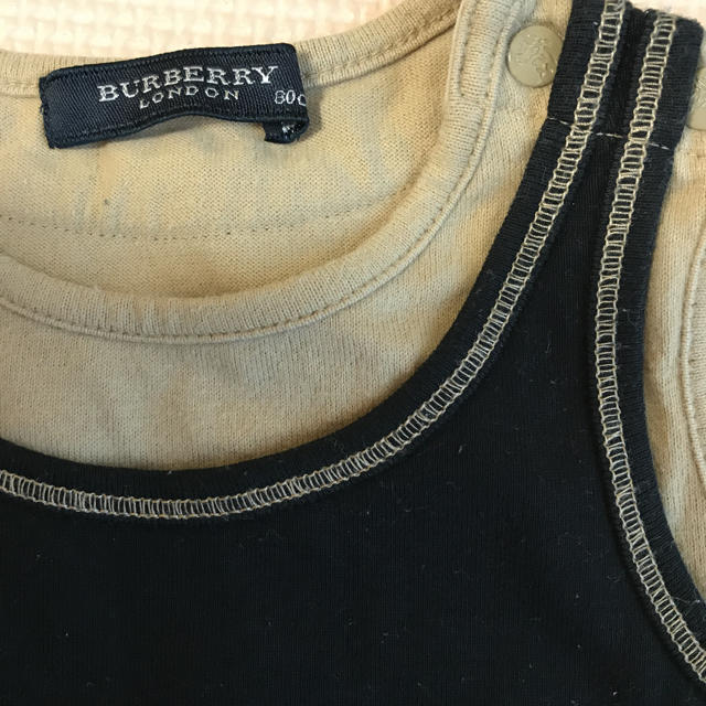 BURBERRY(バーバリー)の☆BURBERRYタンクトップ80㌢☆ キッズ/ベビー/マタニティのベビー服(~85cm)(タンクトップ/キャミソール)の商品写真