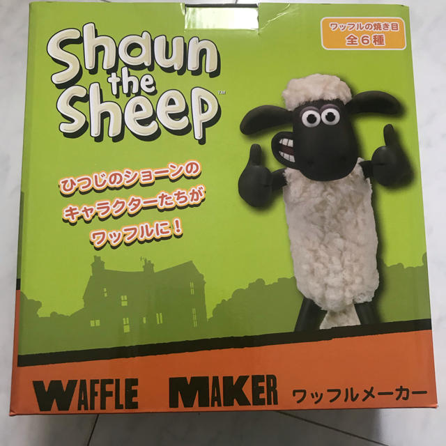 新品未使用  ワッフルメーカー  ひつじのショーン インテリア/住まい/日用品のキッチン/食器(調理道具/製菓道具)の商品写真