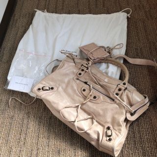 バレンシアガバッグ(BALENCIAGA BAG)のバレンシアガシティピンクベージュ(ショルダーバッグ)