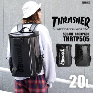 スラッシャー(THRASHER)の完売品 THRASHER スラッシャー リュック THRTP505 BK/WH (バッグパック/リュック)