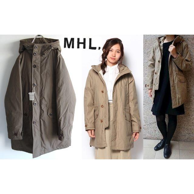 カラーブラウンベージュ新品 定価51840円 MHL. 2018AW ダウンモッズコート Ⅱ