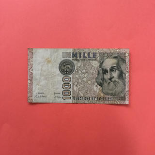 イタリア 旧紙幣 リラ紙幣 1000リラ札 1枚(貨幣)