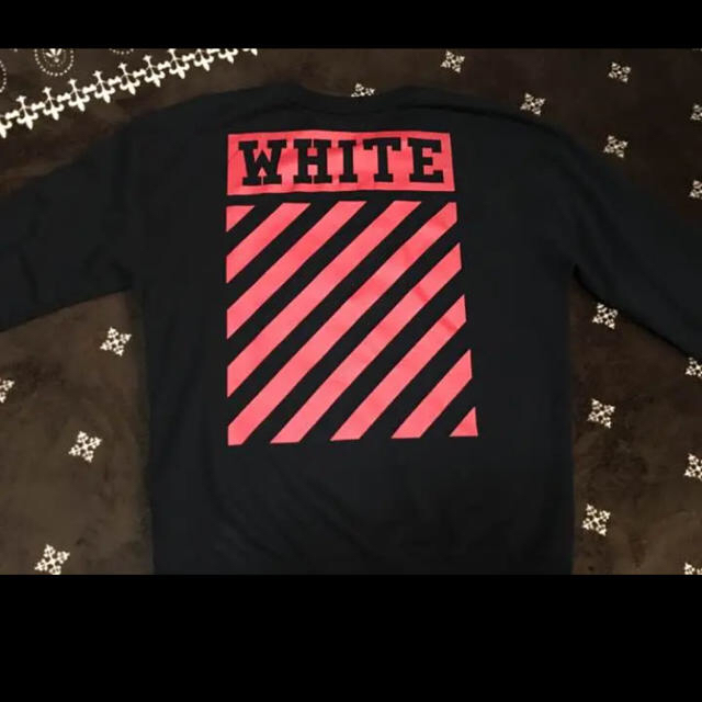 トップスオフホワイト nebraska off white   15ss スウェット