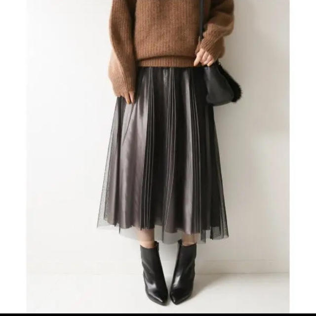 spick&span チュールスカート - ひざ丈スカート
