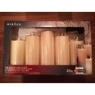 新品　MIRAGE LEDキャンドル　５本セット(その他)