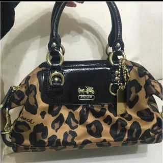 コーチ(COACH)のコーチ ヒョウ柄バッグ(ハンドバッグ)