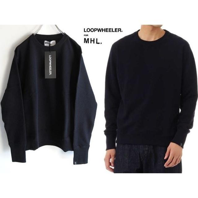 正規品 新品 MHL.別注 ループウィラー Begin別注 2018AW クルーネック