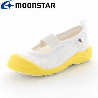 ムーンスター(MOONSTAR )の新品 ムーンスター  リトルスター 上履き イエロー  黄色 17.5 幼稚園(スクールシューズ/上履き)