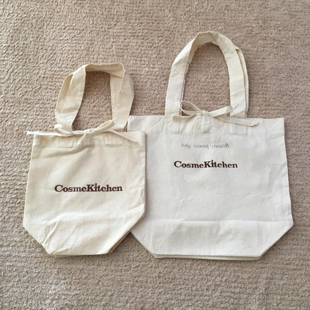Cosme Kitchen(コスメキッチン)のコスメキッチン エコバッグ 小中 ２枚セット レディースのバッグ(エコバッグ)の商品写真