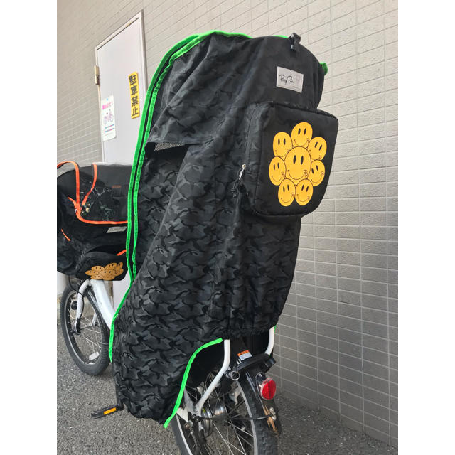 自転車チャイルドシートレインカバー後用！ キッズ/ベビー/マタニティの外出/移動用品(自転車)の商品写真