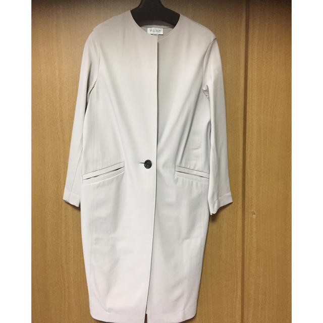 PLST(プラステ)のPLST ノーカラーコート 卒業式 入学式 ママコート 新品 レディースのジャケット/アウター(ロングコート)の商品写真