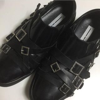 コムデギャルソンオムプリュス(COMME des GARCONS HOMME PLUS)のDiego vanassibara 多重ベルトシューズ(ドレス/ビジネス)