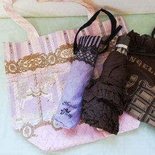 アンジェリックプリティー(Angelic Pretty)のAngelic Pretty 折りたたみ傘2点 トートバッグ まとめ売り(傘)