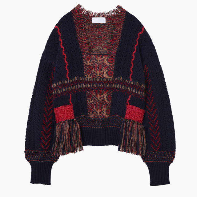mame(マメ)の【くらら様専用】2018 aw mame Knit Ethnic Sweater レディースのトップス(ニット/セーター)の商品写真