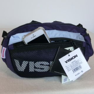 ヴィジョン ストリート ウェア(VISION STREET WEAR)のビジョン ボディバッグ ウエスト ヒップバッグ 紫 VSRP200　p7234(ボディバッグ/ウエストポーチ)