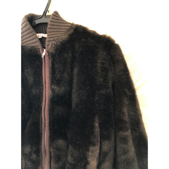 フェイクファー ブルゾン レディースのジャケット/アウター(毛皮/ファーコート)の商品写真