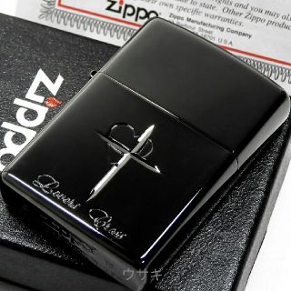 ジッポー(ZIPPO)の送料無料☆zippo☆ラバーズクロス☆ブラック☆ジッポ(タバコグッズ)