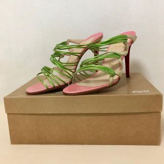 クリスチャンルブタン(Christian Louboutin)の本物クリスチャンルブタン のメタリックサンダル Louboutin (サンダル)