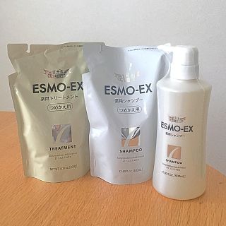 ドクターシーラボ(Dr.Ci Labo)の♡Dr.シーラボ♡薬用エスモEXシャンプー&トリートメント詰替+シャンプー本体(シャンプー)