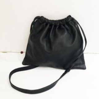 トゥデイフル(TODAYFUL)のSoft Leather Sacoche ソフトレザー サコッシュ ブラック (ショルダーバッグ)