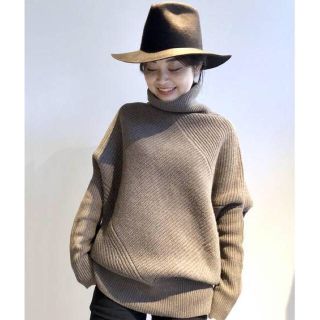 アパルトモンドゥーズィエムクラス(L'Appartement DEUXIEME CLASSE)の【peachu様】タートルネック Asymmetry Knit◆ アパルトモン(ニット/セーター)