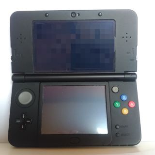 ニンテンドー3DS(ニンテンドー3DS)の★New ニンテンドー3DS本体 ブラック ACアダプター付属★(携帯用ゲーム機本体)