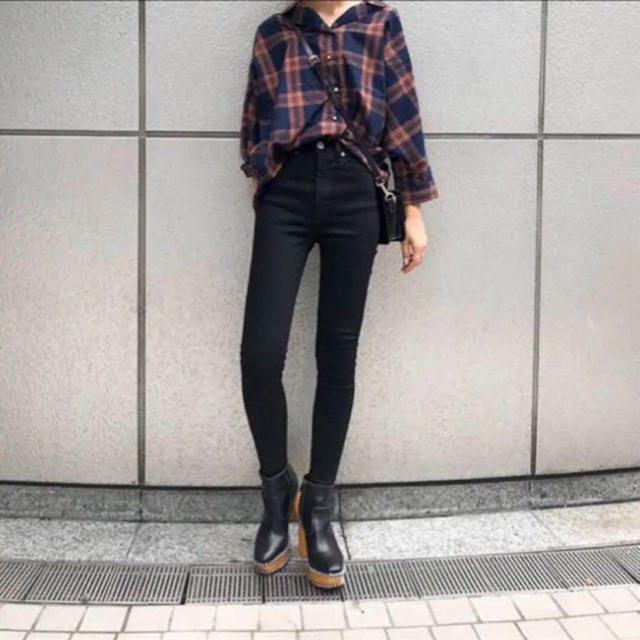 デニム/ジーンズmoussy brack skinny 25