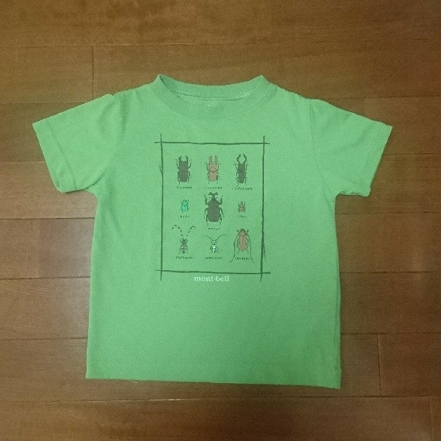 mont bell(モンベル)のmont-bell 昆虫Tシャツ 100 キッズ/ベビー/マタニティのキッズ服男の子用(90cm~)(Tシャツ/カットソー)の商品写真